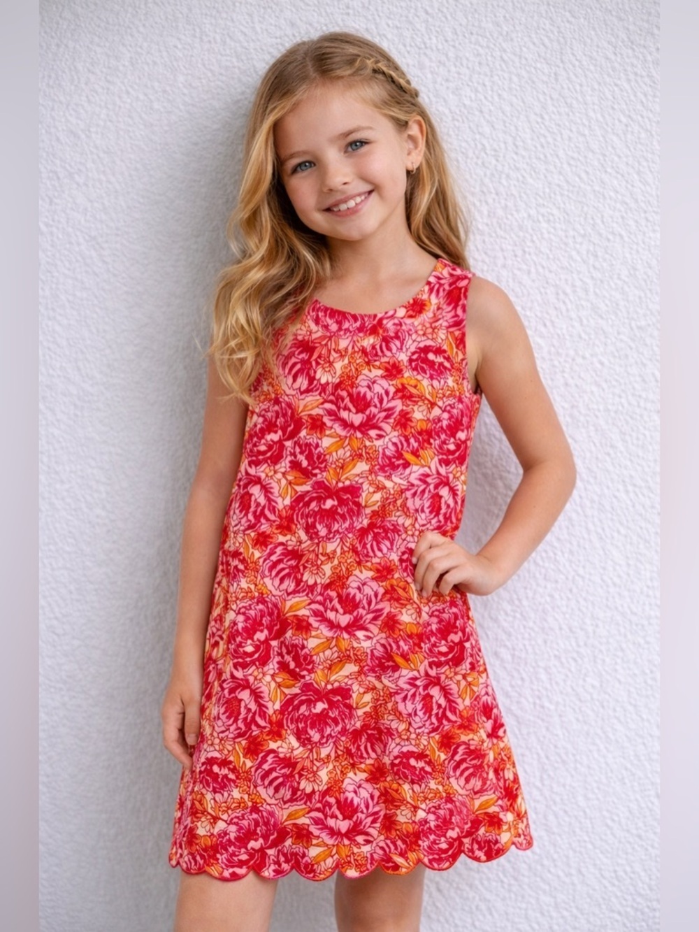 Tommy Bahama Girls Size 6 floral flower Shift Dress